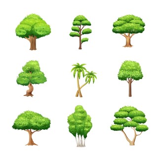 树木绿化模型素材